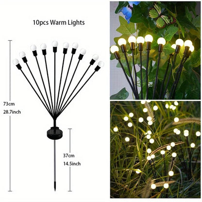 LED Firefly Lights Solar Powered (10 LEDs)