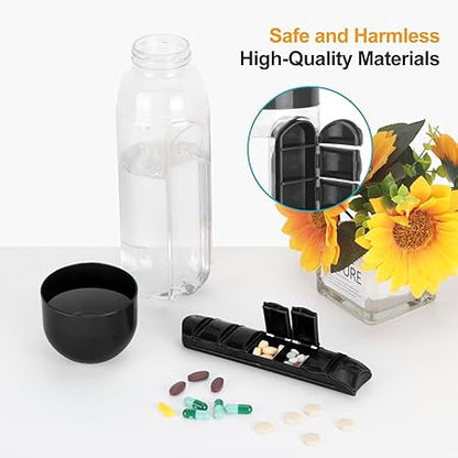 Daily Pill Box Organizer Bottle