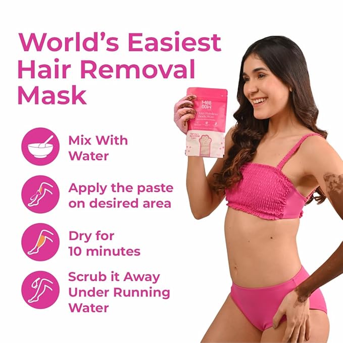 Body Hair Removal Powder Mask