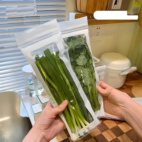 Vegetable Storage Bag - Fresh-keep Zip Pouches