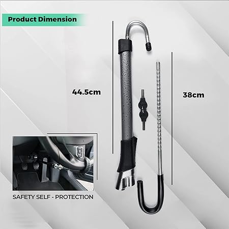 Universal Double Protection Steering Wheel Lock