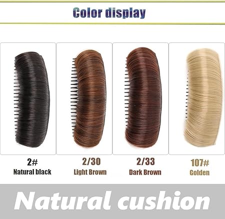 Invisible fluffy hair pad