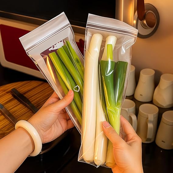 Vegetable Storage Bag - Fresh-keep Zip Pouches