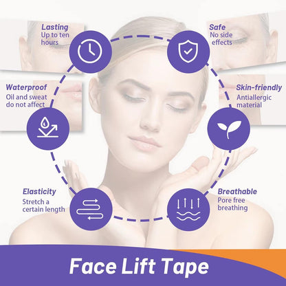 Invisible Thin Face Lift Tape - Medicate (40Pcs)