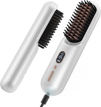 Cordless Hair Straightener Brush