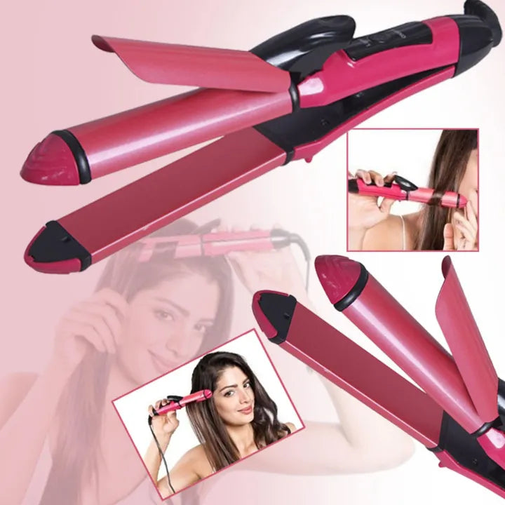 2in1 Hair Straightner and Curler