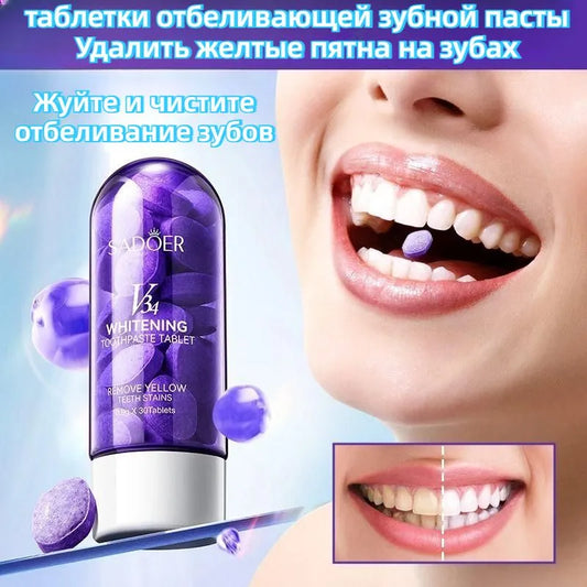 Teeth whitening chewing Tablets