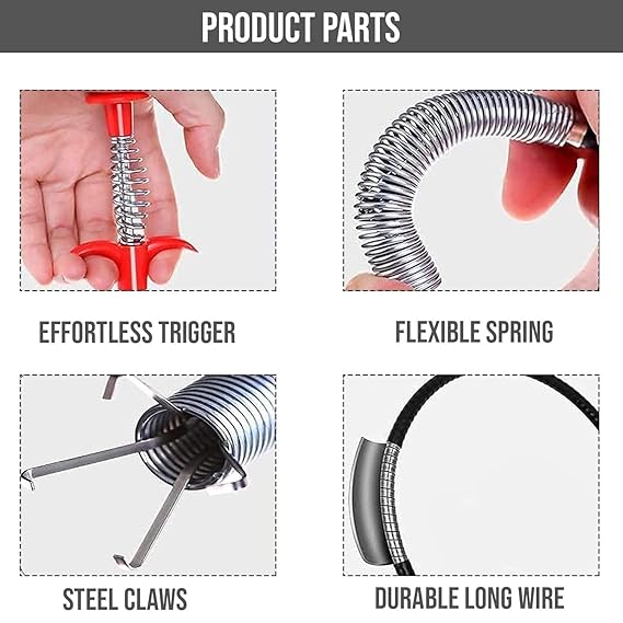 Spring Pipe Dredging Tool