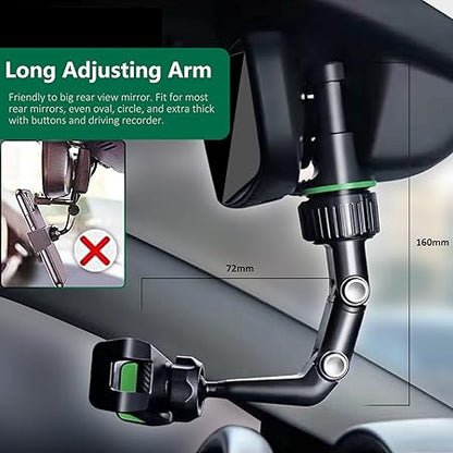 Car Rearview 360 Rotating Clip
