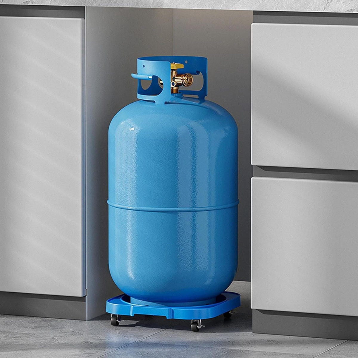 Practical Rolling Gas Cylindar Stand