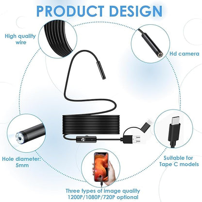 3-in-1 Endoscope Camera