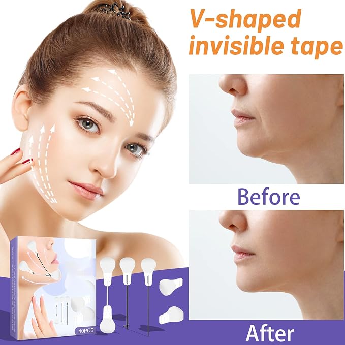 Invisible Thin Face Lift Tape - Medicate (40Pcs)