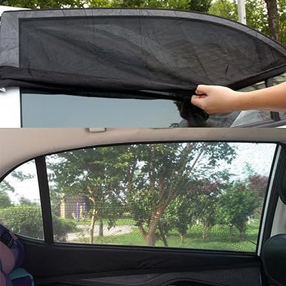 Car Sun Shade Elastic Side Window