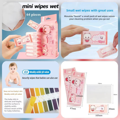 Cleaning Mini Packed Wipes