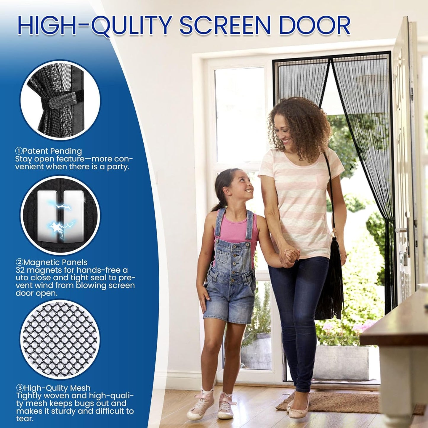 Magnetic Screen Door