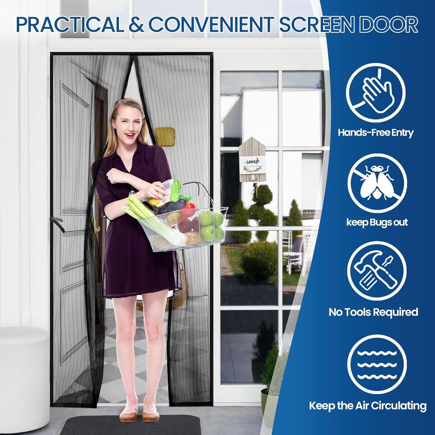 Magnetic Screen Door