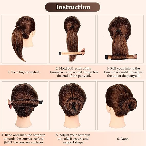 Hair Bundle Hair Bun Maker+Hair wax Stick