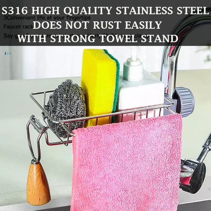 Stainless Steel Faucet Rack