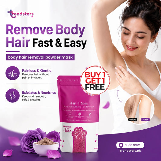 Body Hair Removal Powder Mask