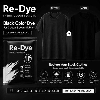 ReDye Color For Cotton & Jeans Fabric