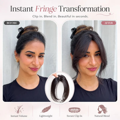 Curtain Bangs Hair Topper