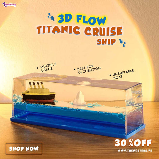 Cruise Ship Fluid Drift Bottle