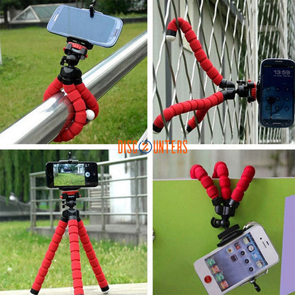 Curve-able Adjustable & Flexible Tripod Stand With Mobile Holder