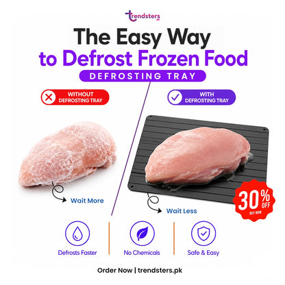 Defrosting tray