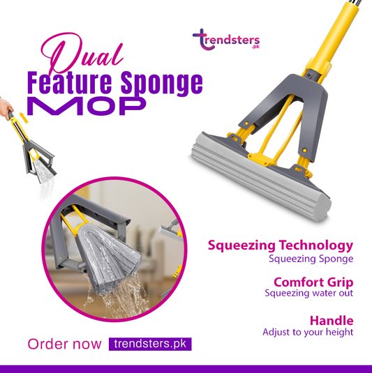 Dual Feature Sponge Mop