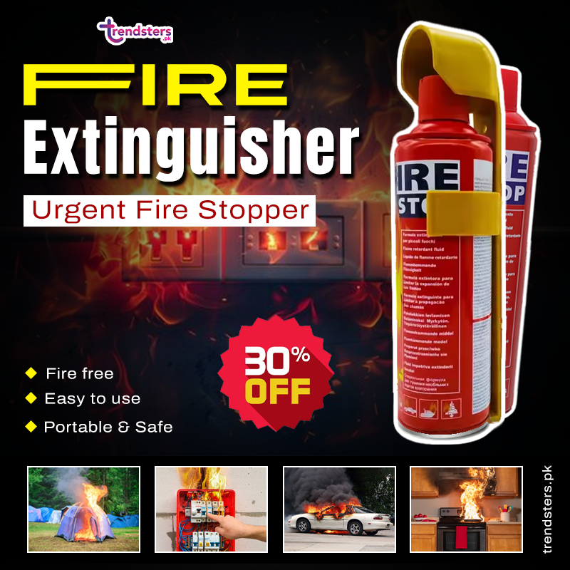 Fire Extinguisher-Urgent Fire Stopper – Trendsters.pk