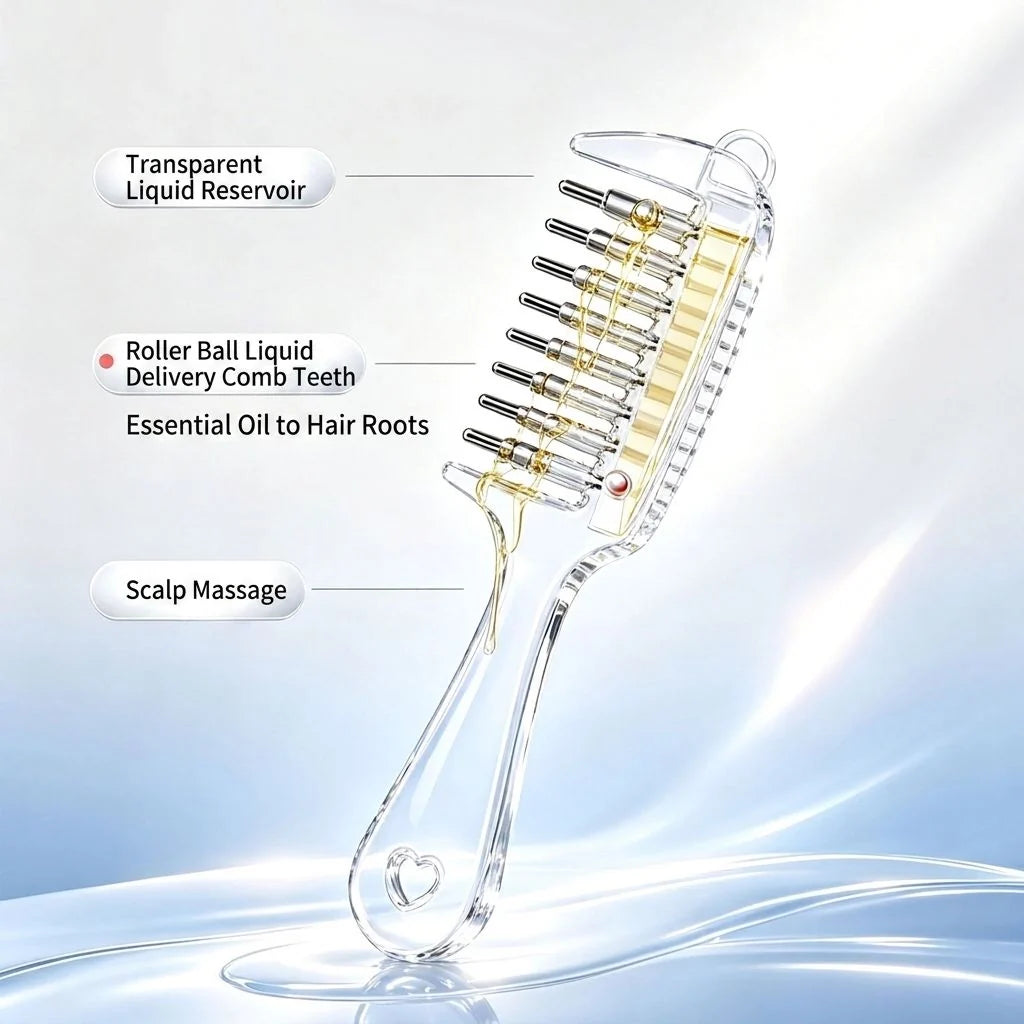 2 in 1 Hair Oiling Comb