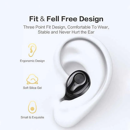 HT18 TWS Wireless Stereo Earbuds (White)