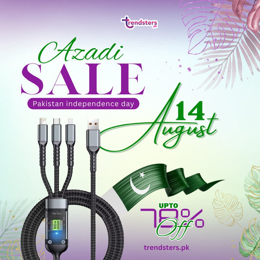 100W 3-in-1  Charging Cable
