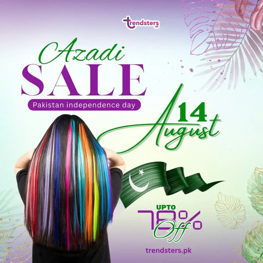 Colored Highlight Synthetic Hair Extensions