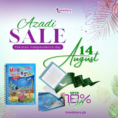 Magic Water Drawing Coloring Book