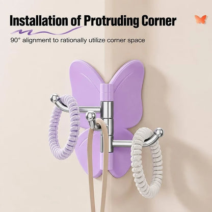 Rotatable Butterfly Wall Hooks