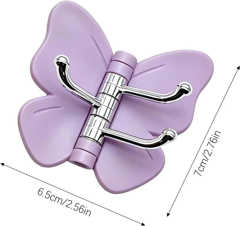 Rotatable Butterfly Wall Hooks