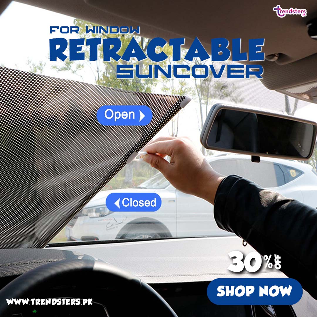 Retractable Window Sunshade