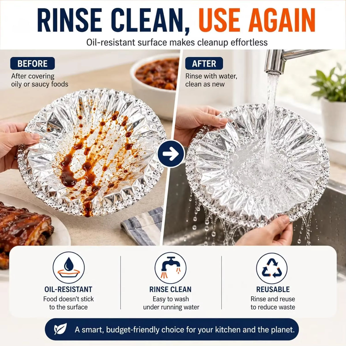 Disposable Food Cover Foil Films