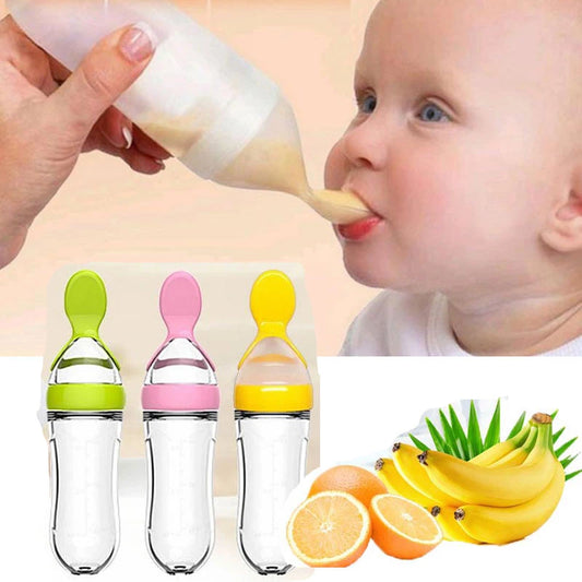 Silicone Baby Food Dispensing Spoon