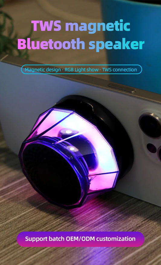 RGB Wireless Magnetic Speaker,