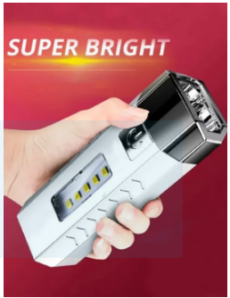LED Ultra Bright Flashlight Mini Portable Double Light