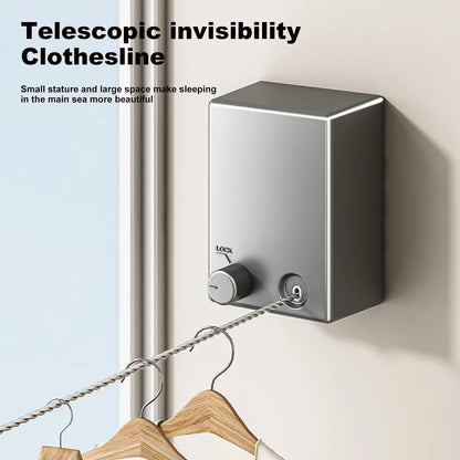 Telescopic Clothesline Wall Hanger