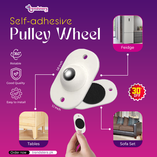 Self-adhesive Pulley Wheel