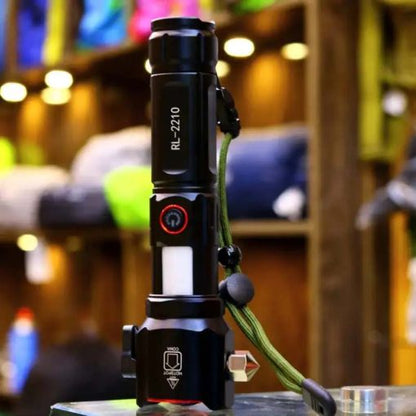 Rechargeable LED Torch With Powerbank