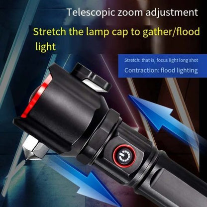 Rechargeable LED Torch With Powerbank