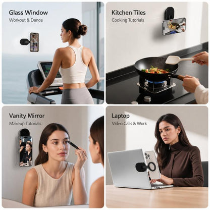 3-in-1 Magnetic Phone Holder Suction Cup