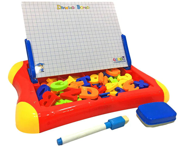 2 in 1 magnetic drawing board with Alphabet