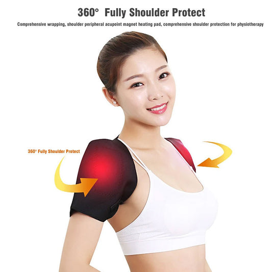 Tourmaline Self-Heating Shoulder Wrap