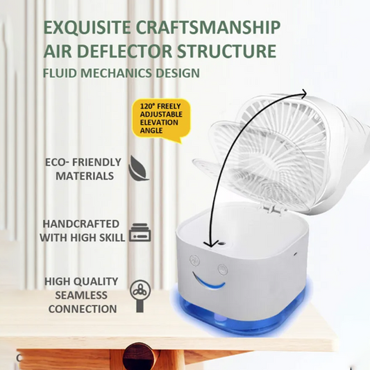 Humidifier Mini Desktop Fan